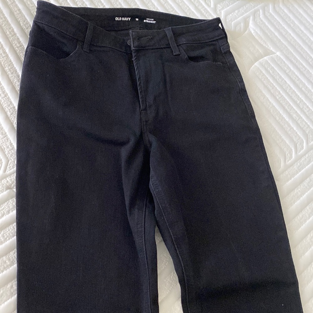 Old Navy High-rise straight jeans